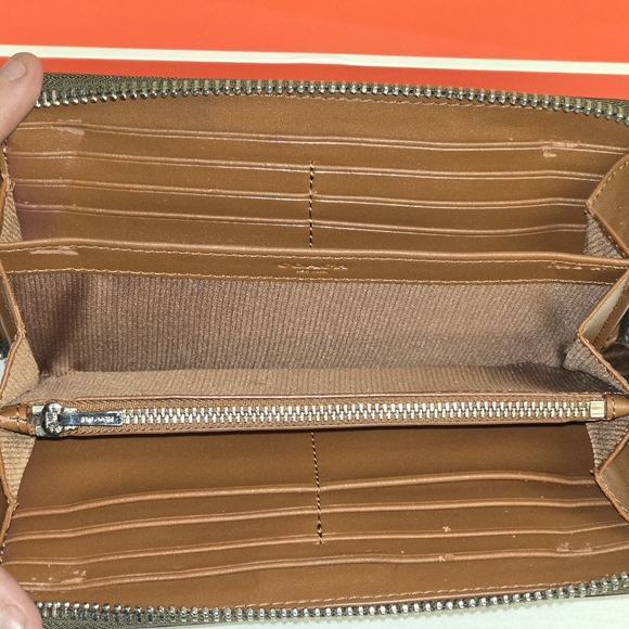 Coach Camo Zip Around Wallet - Picture 3 of 9